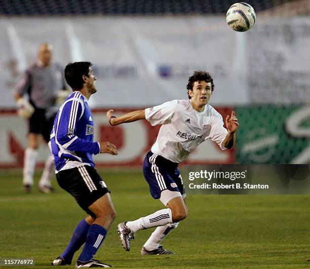 New England's defensive man Michael Parkhurst as the San Jose Earthquakes tied the New England Revolution 2-2 at Spartan Stadium, San Jose,...