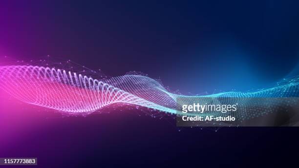 abstract particle background with copy space - computer graphic stock illustrations