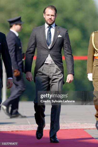 Prince Felix of Luxembourg arrives at the Philharmonie for the concert on the National Day on June 23, 2019 in Luxembourg, Luxembourg.