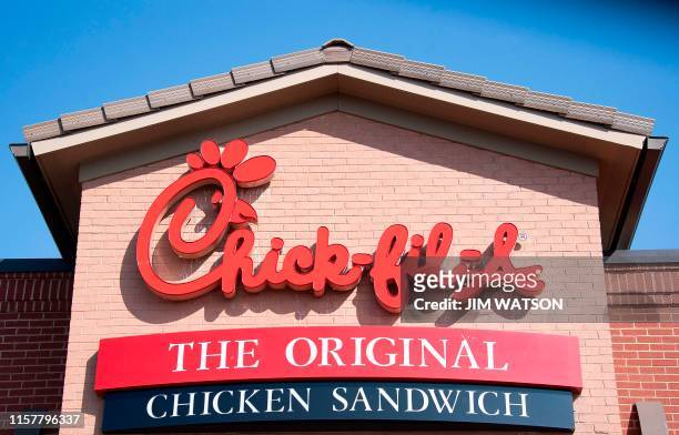 Chick-fil-a chain restaurant in Middletown, DE, on July 26, 2019.