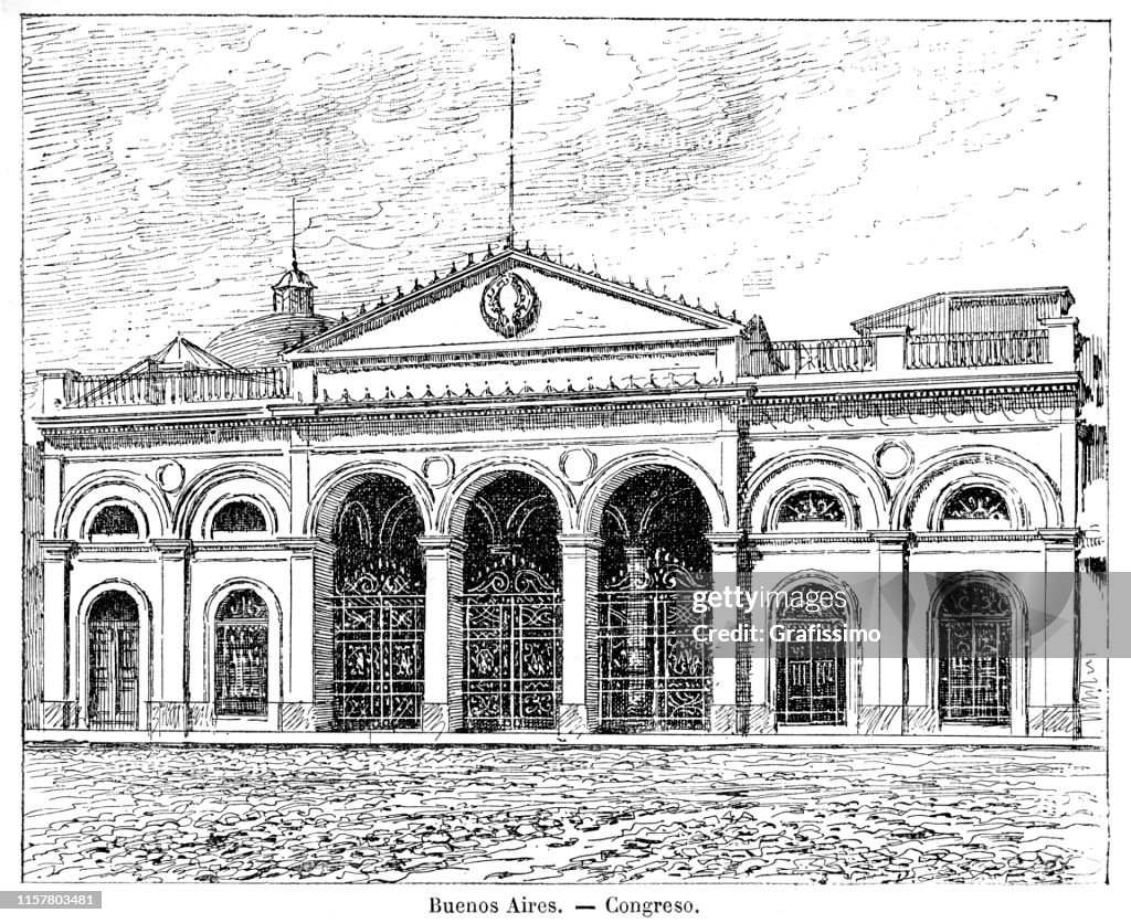 Buenos Aires Congress Congress building 1887