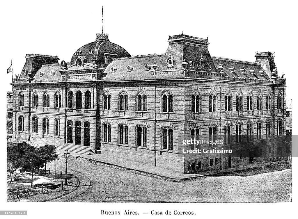 郵局大樓現在卡薩羅薩達在布宜諾斯艾利斯阿根廷1887年
