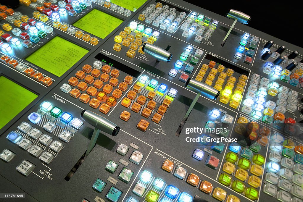 Television Broadcast Control Room High-Res Stock Photo - Getty Images