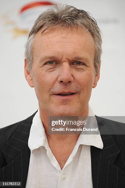 Anthony Head poses during a photocall for the TV show 'The Adventures Of Merlin' during the 2011 Monte Carlo Television Festival held at the Grimaldi...