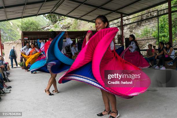 local people at nariz del diablo station - nariz stock pictures, royalty-free photos & images