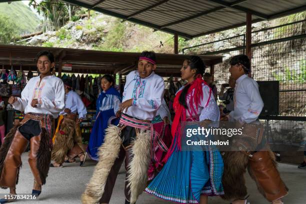 local people at nariz del diablo station - nariz stock pictures, royalty-free photos & images