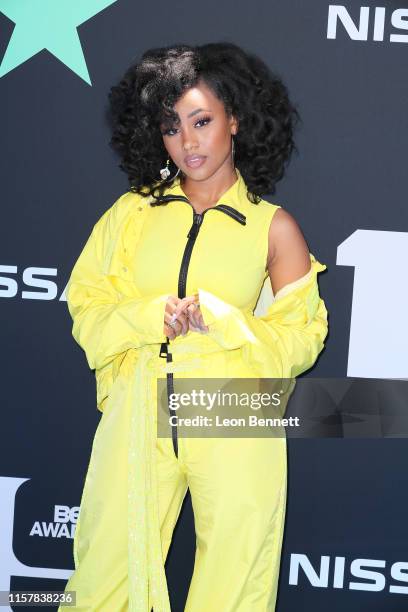 Katlyn Nichol attends the 2019 BET Awards on June 23, 2019 in Los Angeles, California.