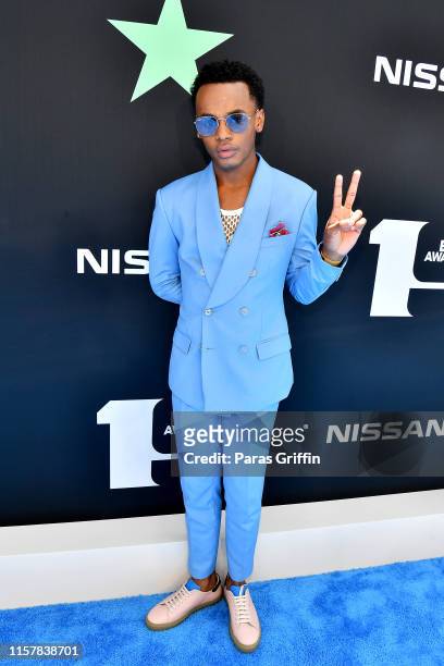 Jelani Winston attends the 2019 BET Awards at Microsoft Theater on June 23, 2019 in Los Angeles, California.