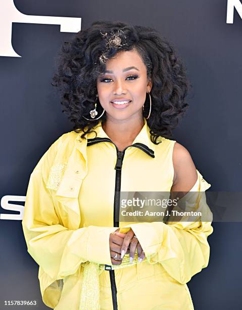 Katlyn Nichol attends the 2019 BET Awards at Microsoft Theater on June 23, 2019 in Los Angeles, California.