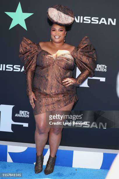 Lizzo attends the 2019 BET Awards on June 23, 2019 in Los Angeles, California.