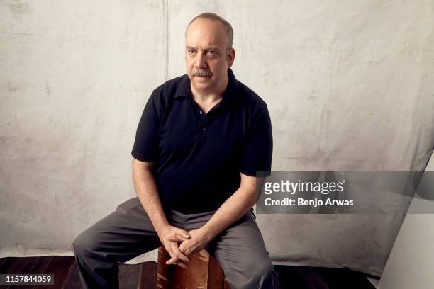 Paul Giamatti of AMC's 'Lodge 49' poses for a portrait during the 2019 Summer Television Critics Association Press Tour at The Beverly Hilton Hotel...