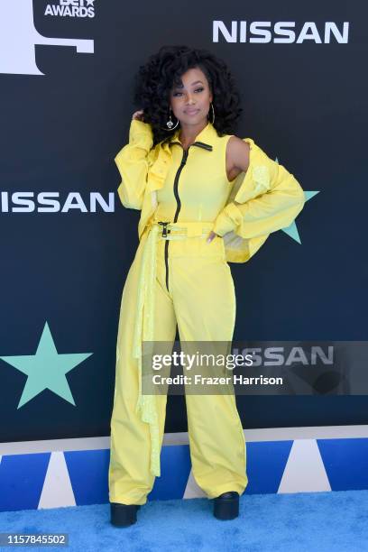 Katlyn Nichol attends the 2019 BET Awards on June 23, 2019 in Los Angeles, California.