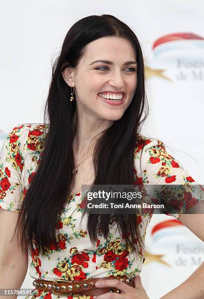 Katie McGrath attends Photocall for 'The Adventures Of Merlin' during the 51st Monte Carlo TV Festival on June 10, 2011 in Monaco, Monaco.