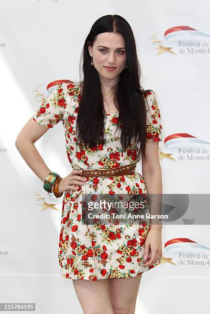 Katie McGrath attends Photocall for 'The Adventures Of Merlin' during the 51st Monte Carlo TV Festival on June 10, 2011 in Monaco, Monaco.