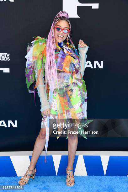 Sho Madjozi attends the 2019 BET Awards on June 23, 2019 in Los Angeles, California.