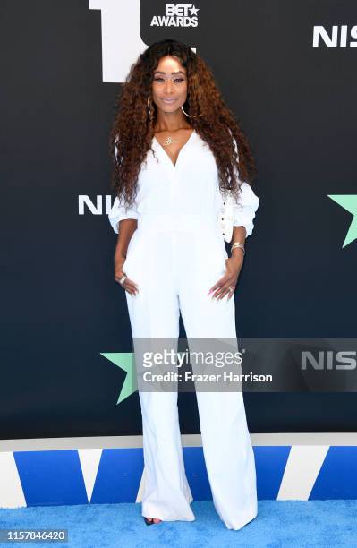 Tami Roman attends the 2019 BET Awards on June 23, 2019 in Los Angeles, California.