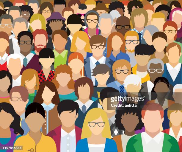 Vector Illustration Of People With Different Characteristics Each Character  Is Individual And Is Not Repeated In The Illustration High-Res Vector  Graphic - Getty Images