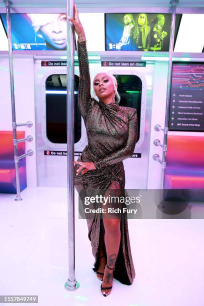 Alexis Skyy attends the InstaCarpet during the BET Awards 2019 at Microsoft Theater on June 23, 2019 in Los Angeles, California.