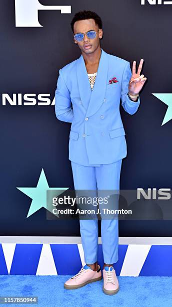 Jelani Winston attends the 2019 BET Awards at Microsoft Theater on June 23, 2019 in Los Angeles, California.