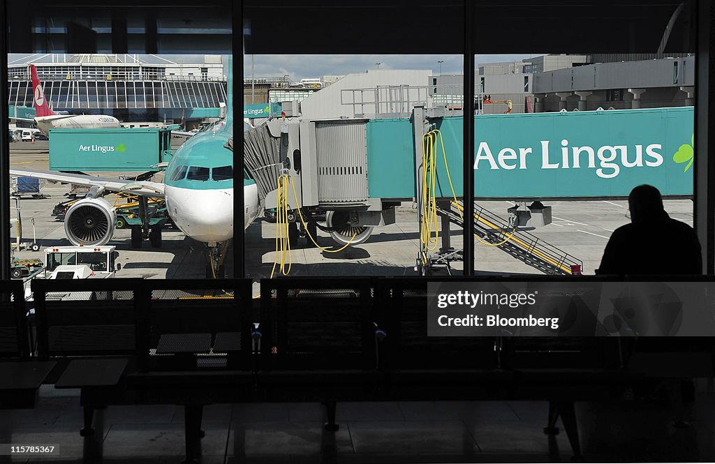 Aer Lingus Aircraft At Dublin Airport