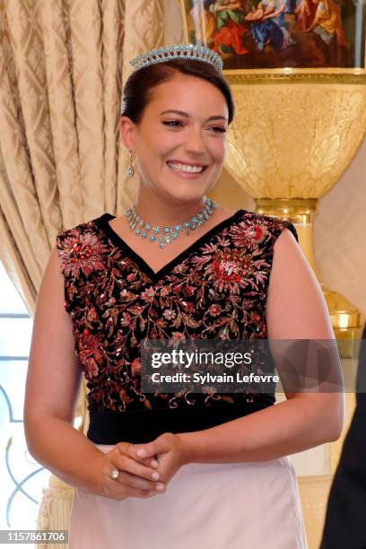 Princess Alexandra of Luxembourg during the reception at the Grand Ducal Palace on the National Day on June 23, 2019 in Luxembourg, Luxembourg.