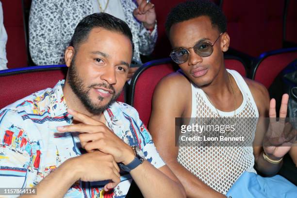Jason Dirden and Jelani Winston attend the 2019 BET Awards at Microsoft Theater on June 23, 2019 in Los Angeles, California.