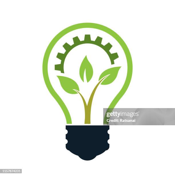 light bulb - innovation logo stock illustrations