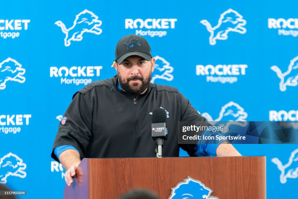 NFL: JUL 26 Lions Training Camp