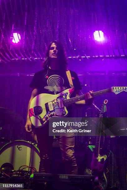 Jake Ingalls of the Flaming Lips performs at The Lawn at White River State Park on July 26, 2019 in Indianapolis, Indiana.