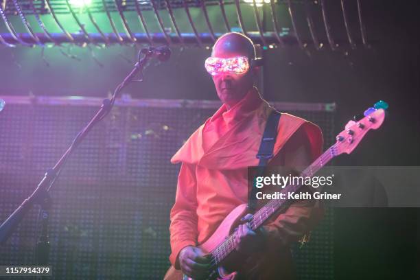 Michael Ivins of the Flaming Lips performs at The Lawn at White River State Park on July 26, 2019 in Indianapolis, Indiana.