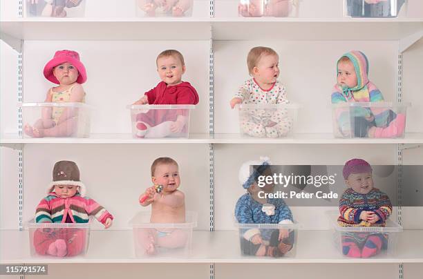 baby shopping - nur babys stock-fotos und bilder