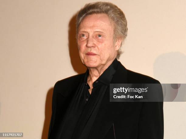 Actor Christopher Walken attends the Screening of 'Heaven’s Gate' from Michael Cimino at Cinema Georges V as Part of 8th Champs Elysees Film Festival...