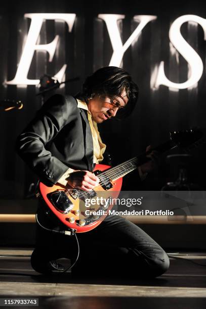 The Arctic Monkeys singer Alex Turner in a live concert for the Rome Summer Fest 2018 at the Auditorium Parco della Musica in Rome. Rome, 26 May 2018