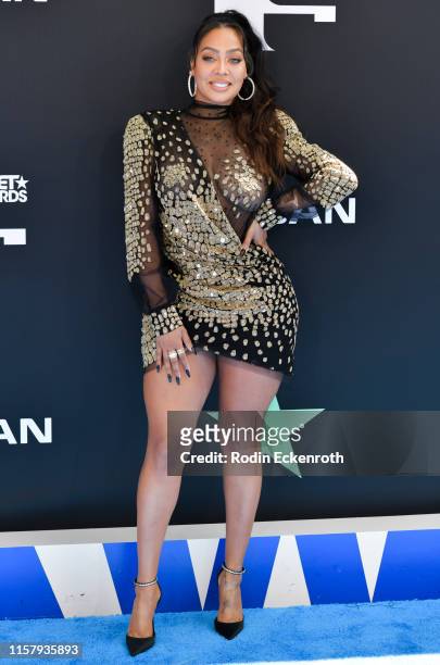 La La Anthony attends the 2019 BET Awards on June 23, 2019 in Los Angeles, California.