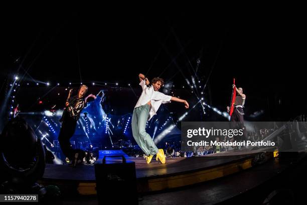 Mika performs live on stage at Party like a Deejay for Radio Deejay at MIND Milano Innovation District area Expo. Milan , June 22th, 2019