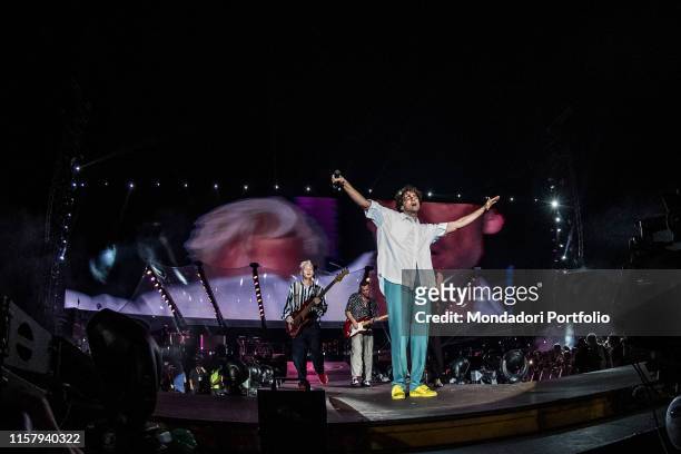 Mika performs live on stage at Party like a Deejay for Radio Deejay at MIND Milano Innovation District area Expo. Milan , June 22th, 2019