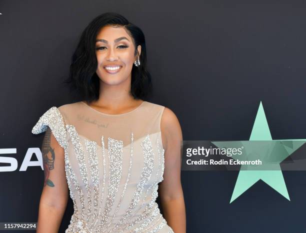 Queen Naija attends the 2019 BET Awards on June 23, 2019 in Los Angeles, California.