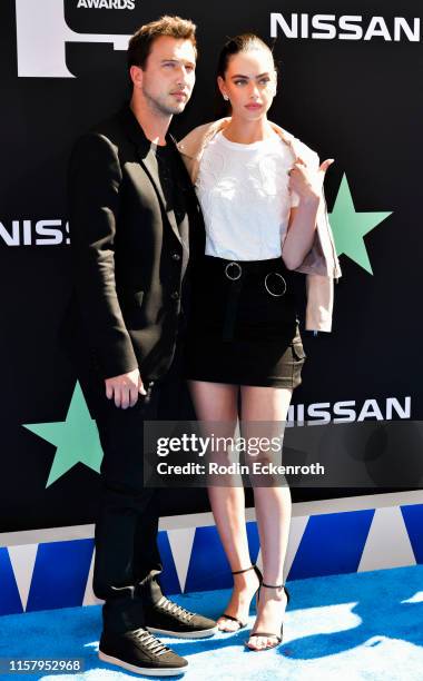 Executive Brandon Korff and Yael Shelbia attend the 2019 BET Awards on June 23, 2019 in Los Angeles, California.