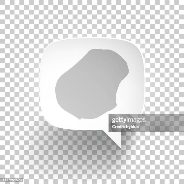 speech bubble with nauru map on blank background - thought bubble transparent stock illustrations