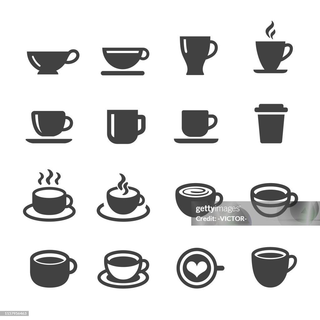 Iconos de la Taza de Café - Serie Acme