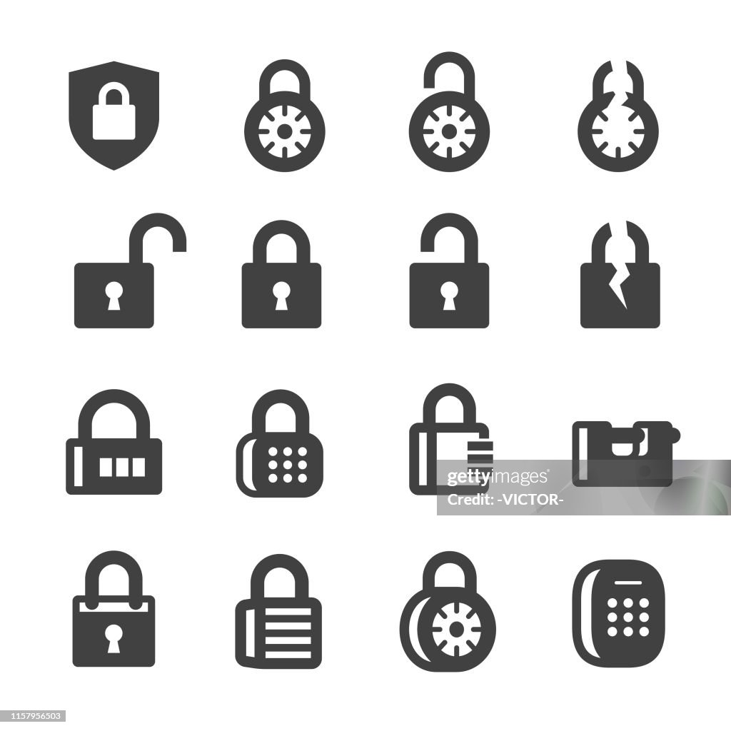 Icônes locks - Série Acme