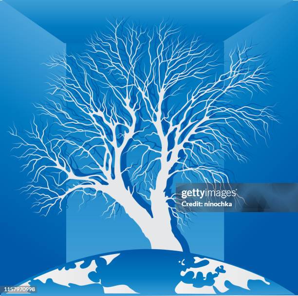 food globe - knowledge tree icon stock illustrations