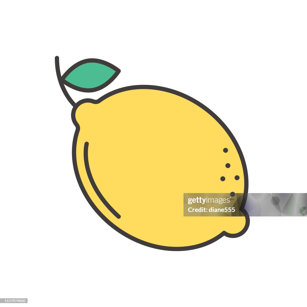 レモンかわいいフルーツアイコン ストックイラストレーション Getty Images レモンかわいいフルーツアイコン ストックイラストレーション Getty Images