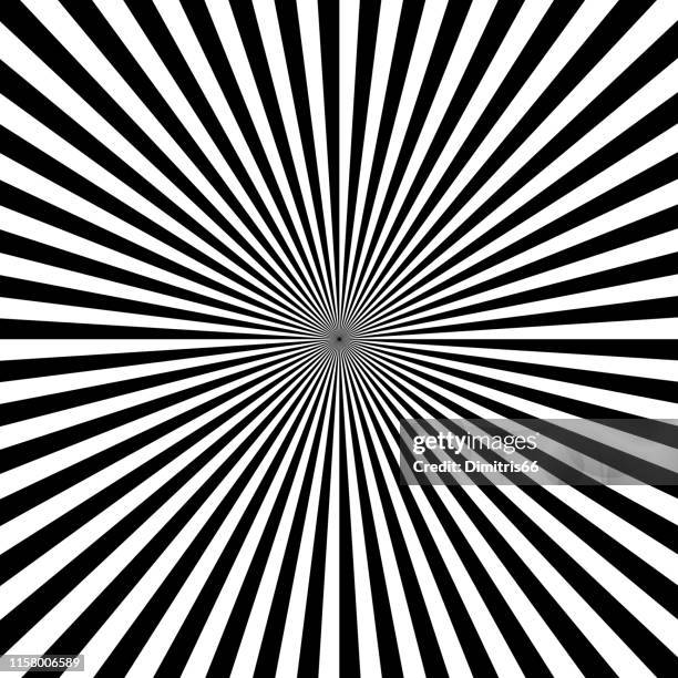 op art: abstract diminishing perspective background - op art stock illustrations