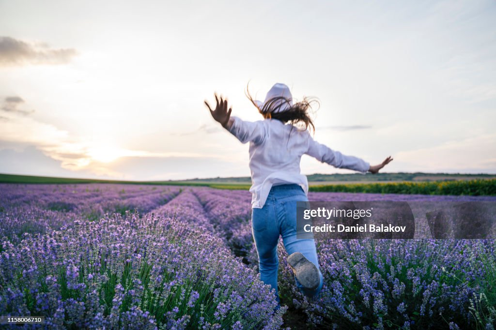 Embrace the Nature. Enjoy the Lavender days with open arms.