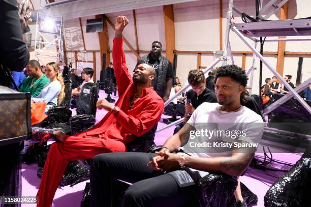 Tucker and Rudy Gay attends the Raf Simons Menswear Spring Summer 2020 show as part of Paris Fashion Week on June 19, 2019 in Paris, France.