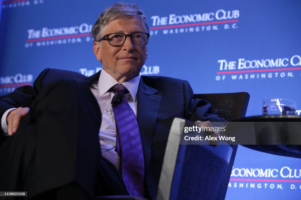 Bill Gates Speaks At The Economic Club Of Washington DC