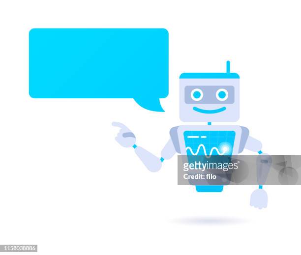illustrations, cliparts, dessins animés et icônes de caractère de robot d'intelligence artificielle - automatique