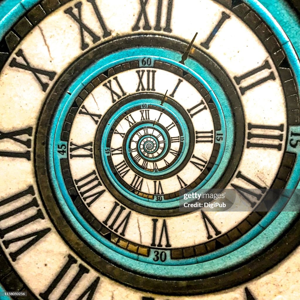 Eternal Roman numeral clock face