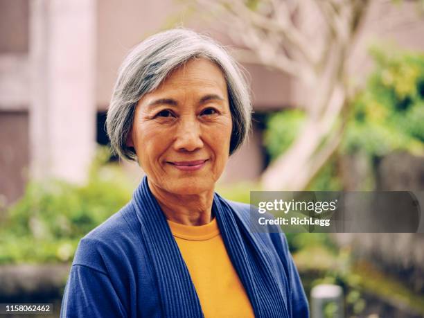 senior aged taiwanese woman - asian cultures stock pictures, royalty-free photos & images